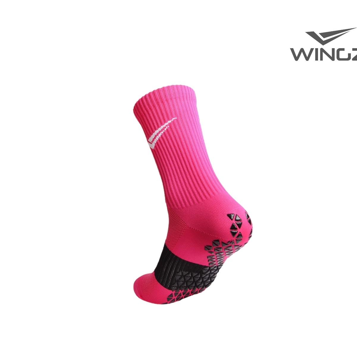 ถุงเท้ากันลื่น WZ-8300 สีชมพู