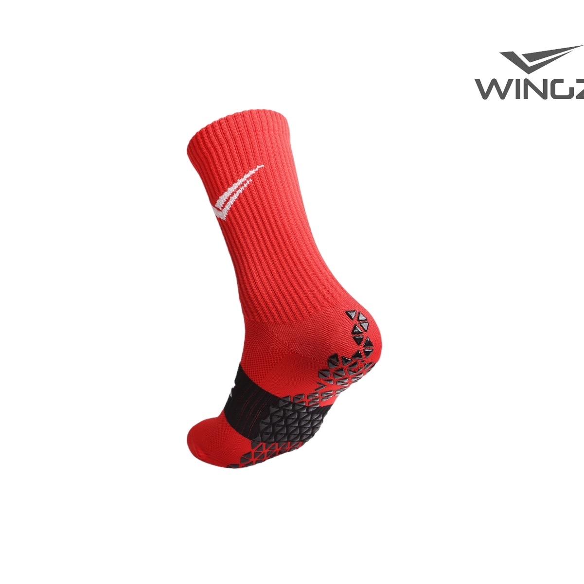 ถุงเท้ากันลื่น WZ-8300 สีแดง